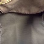 Louis Vuitton Speedy 30 Monogram Leather Brown Handbag Gold — view 9