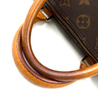 Louis Vuitton Speedy 30 Monogram Leather Brown Handbag Gold — view 5