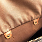 Louis Vuitton Speedy 30 Monogram Leather Brown Handbag Gold — view 9