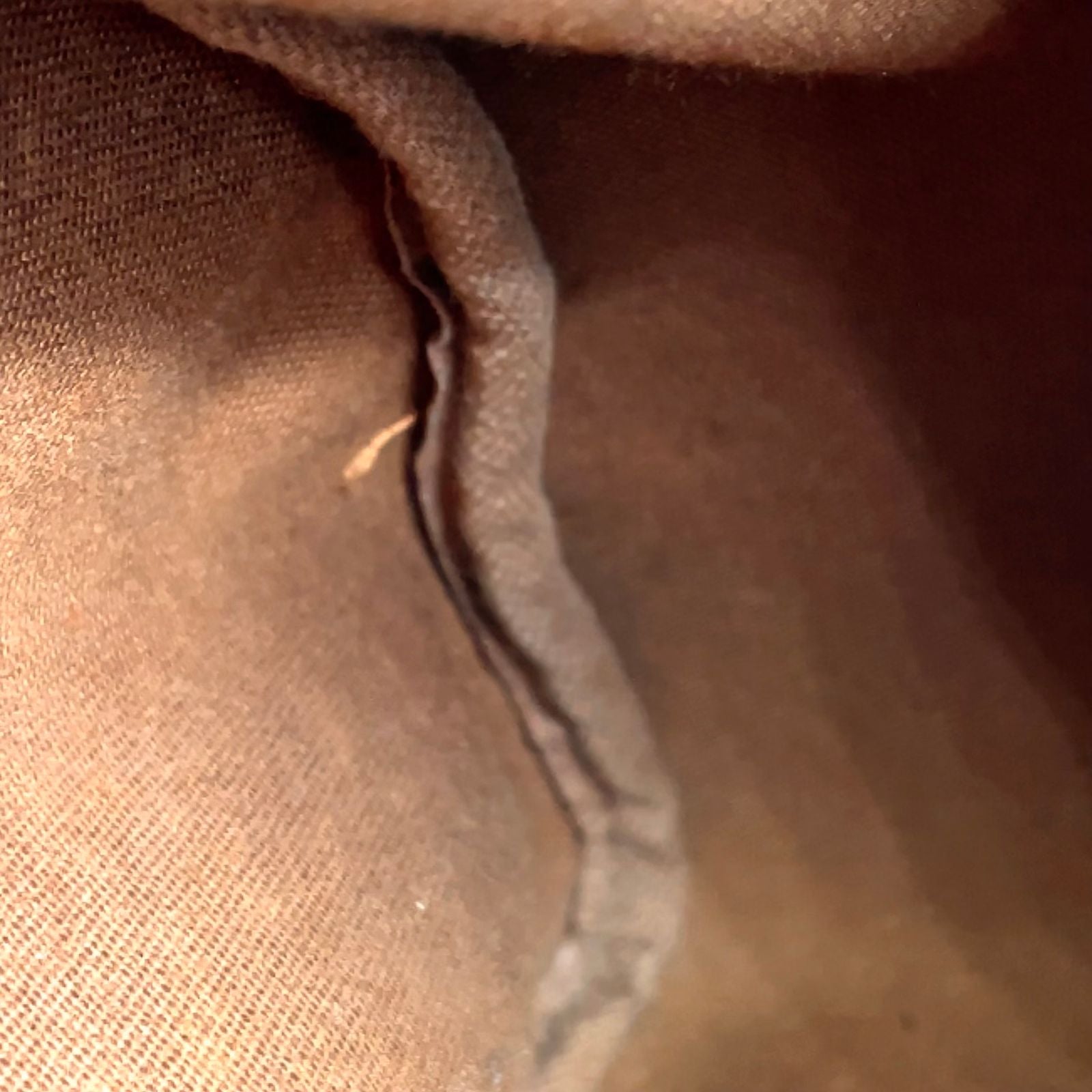 Louis Vuitton Speedy 30 Monogram Leather Brown Handbag Gold — view 7