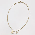 Louis Vuitton LV Iconic Enamel Gold White Necklace — view 3