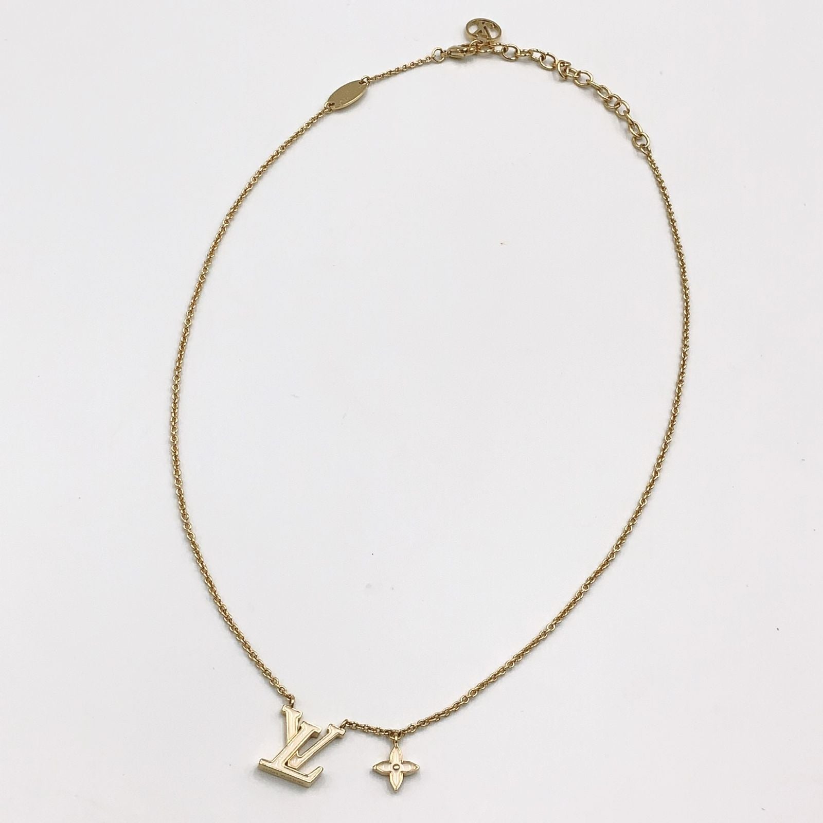 Louis Vuitton LV Iconic Enamel Gold White Necklace — view 3