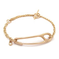 Hermes Bracelet Chaine D'ancre Punk 18k Pink Gold Diamond 0.03