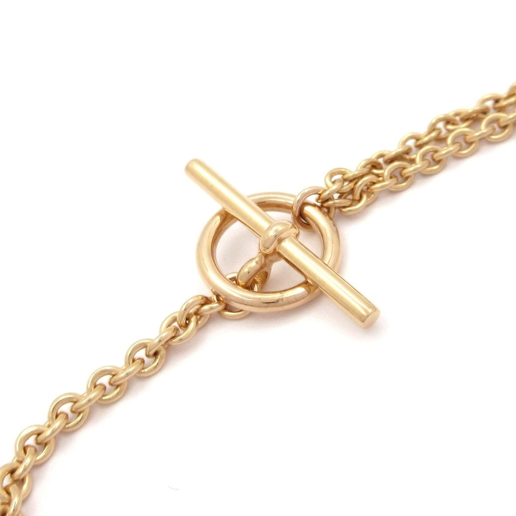 Hermes Bracelet Chaine D'ancre Punk 18k Pink Gold Diamond 0.03 — view 4