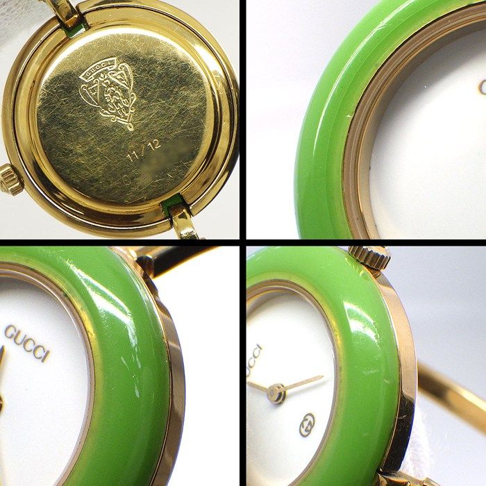 Gucci Watch Change Bezel 11 12 Multicolor All 12 Colors White Dial Quartz Analog — view 6