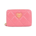 Chanel Coin Case Coin Purse Pink