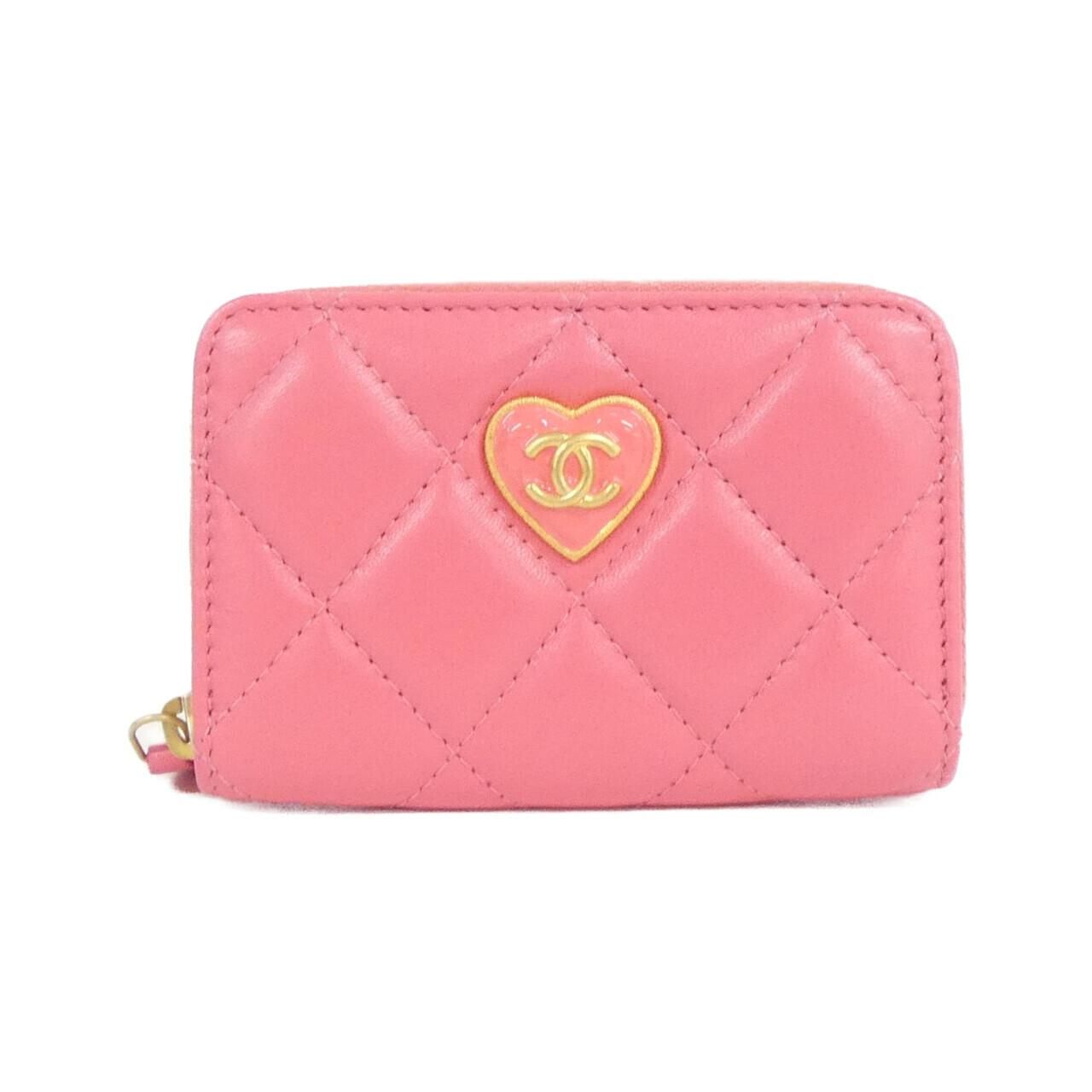 Chanel Coin Case Coin Purse Pink