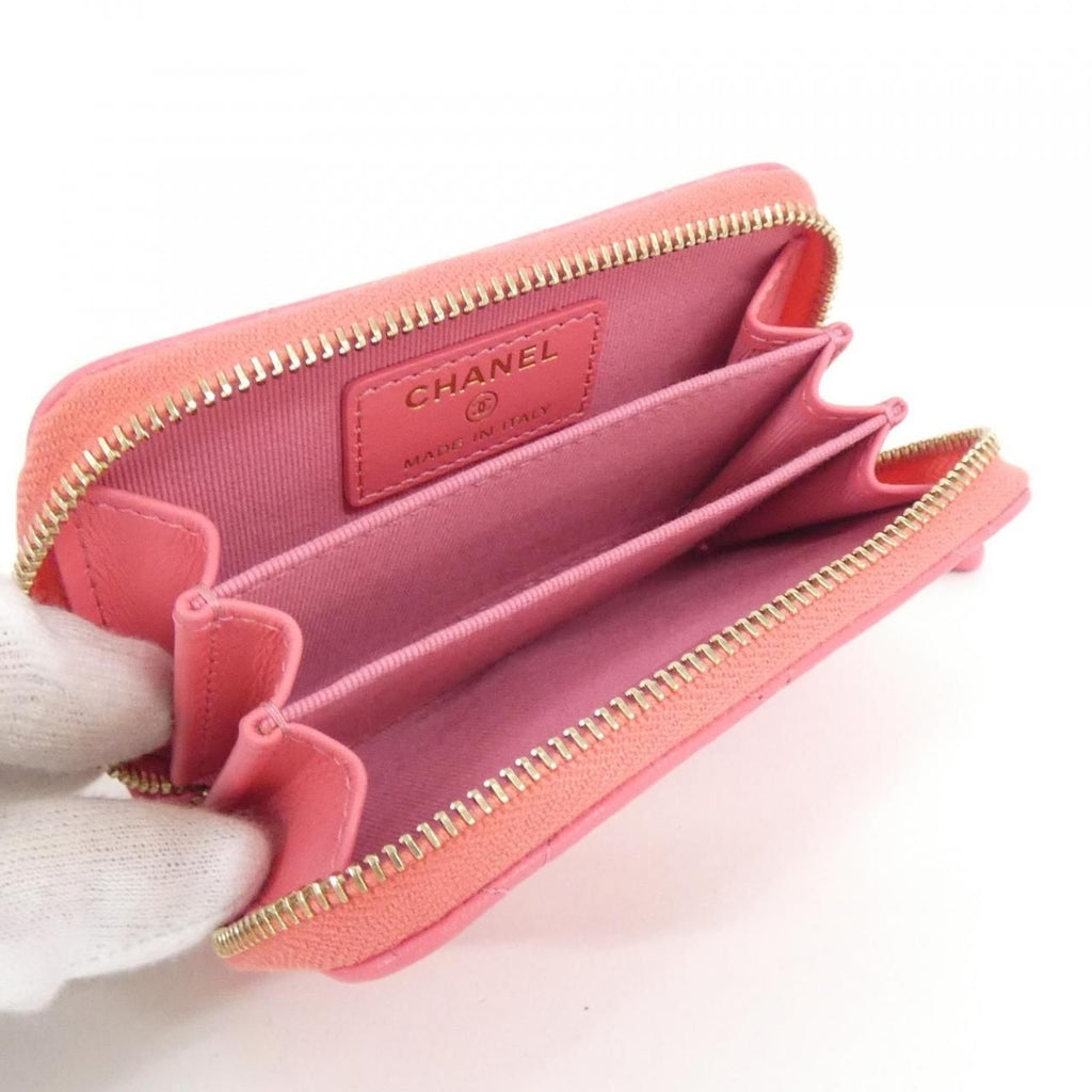 Chanel Coin Case Coin Purse Pink — view 6