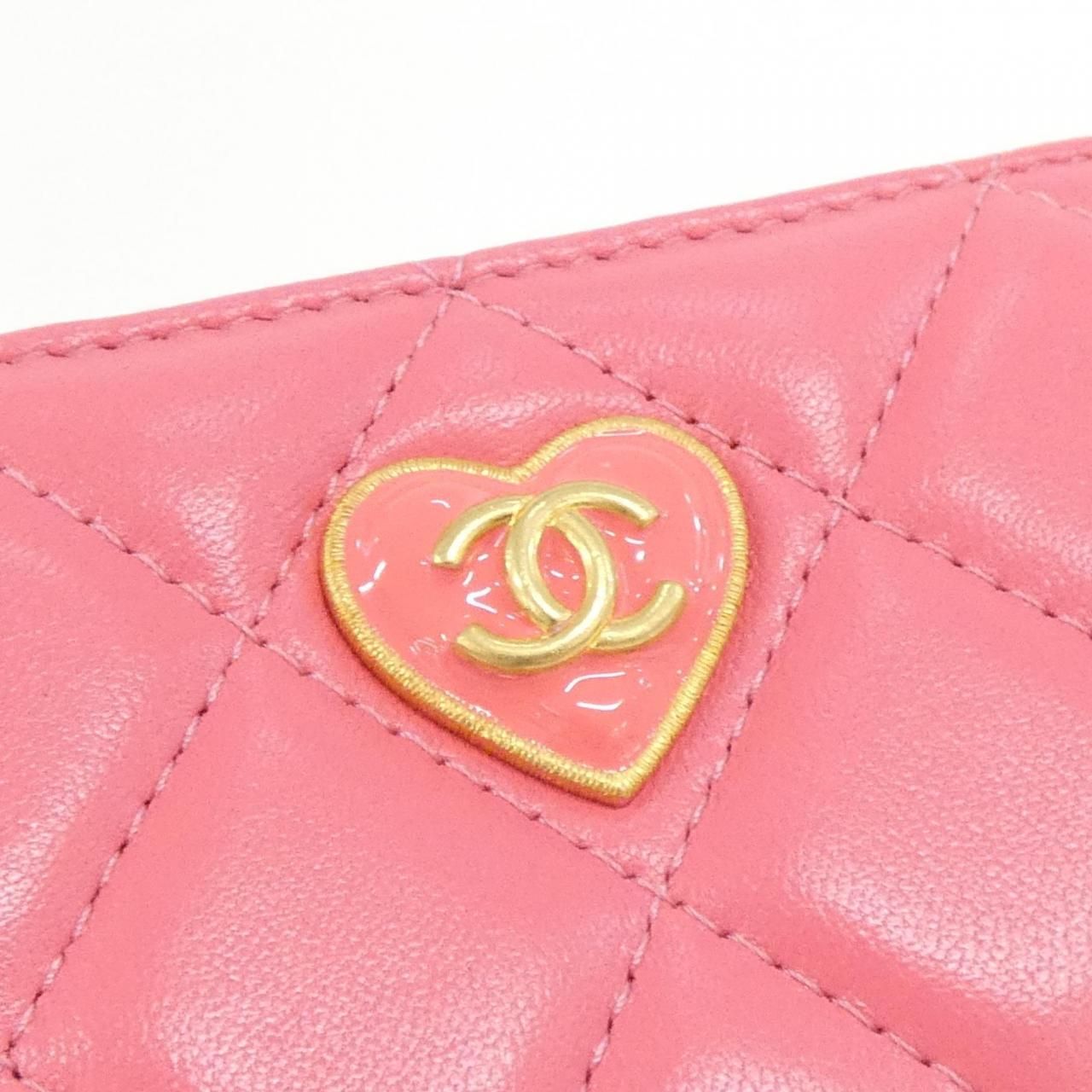 Chanel Coin Case Coin Purse Pink — view 5