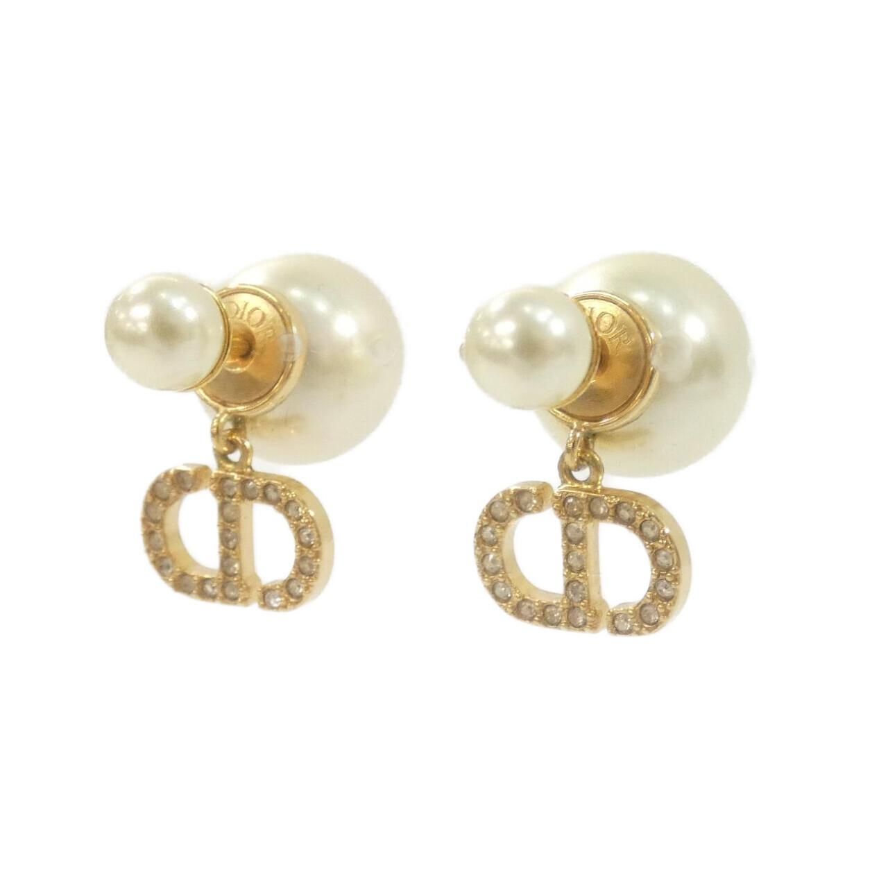 Dior Tribal Earrings Gold — view 2