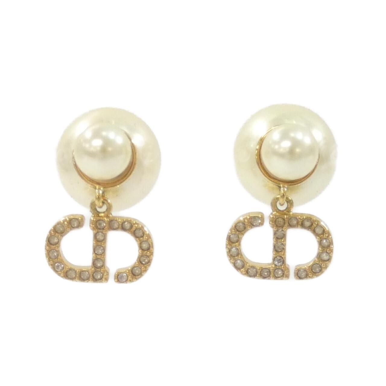 Dior Tribal Earrings Gold