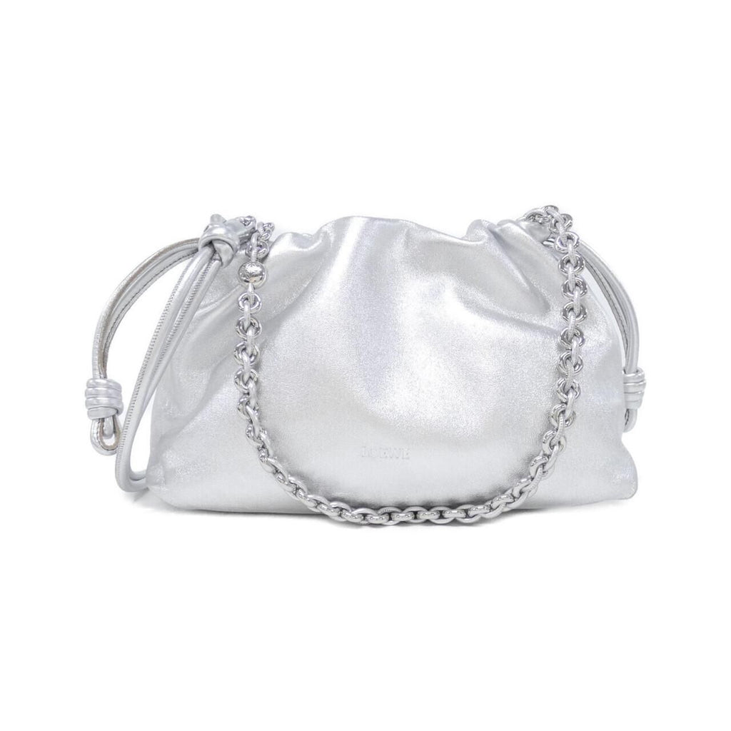 Loewe Flamenco Purse Handbag Silver