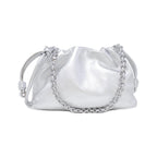 Loewe Flamenco Purse Handbag Silver