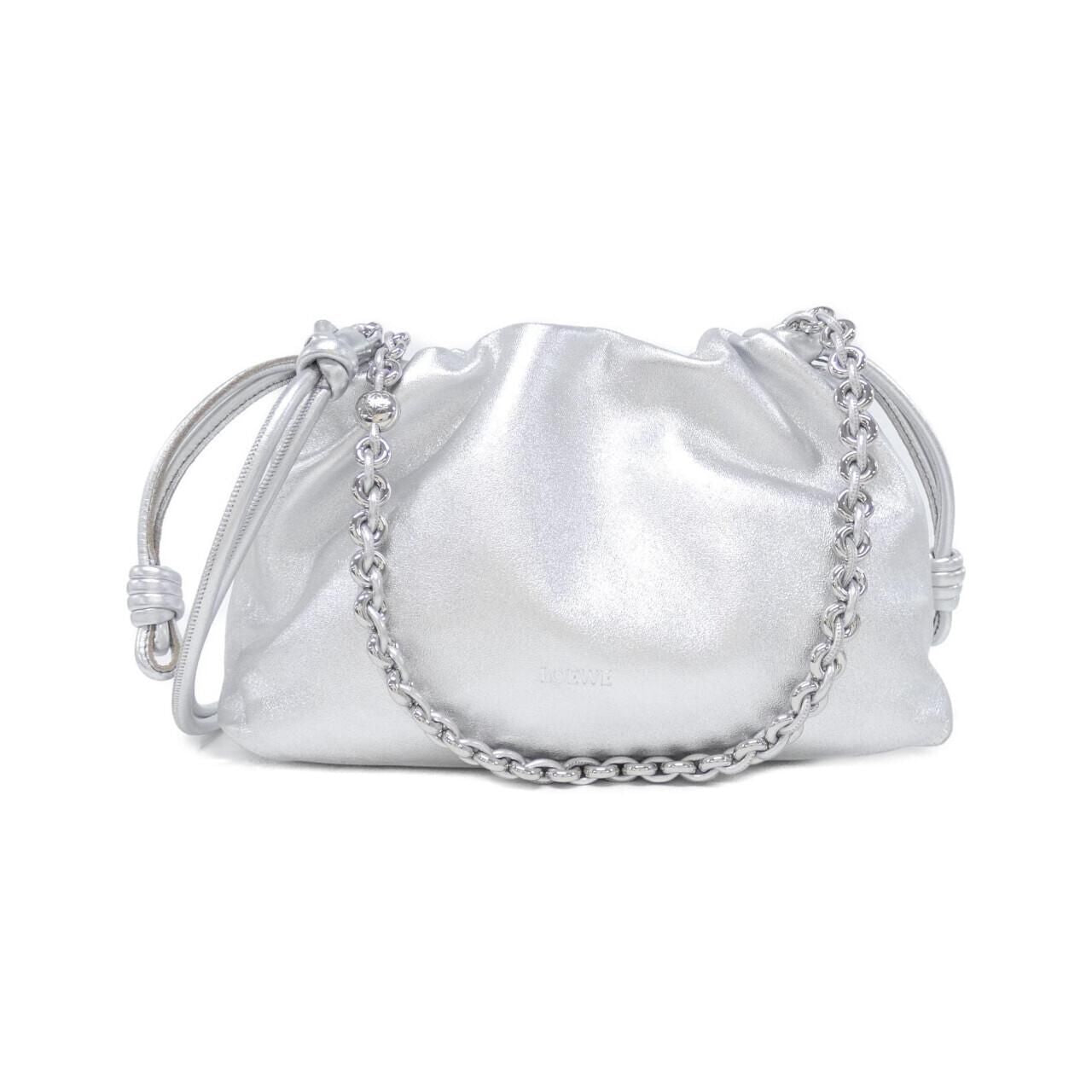 Loewe Flamenco Purse Handbag Silver