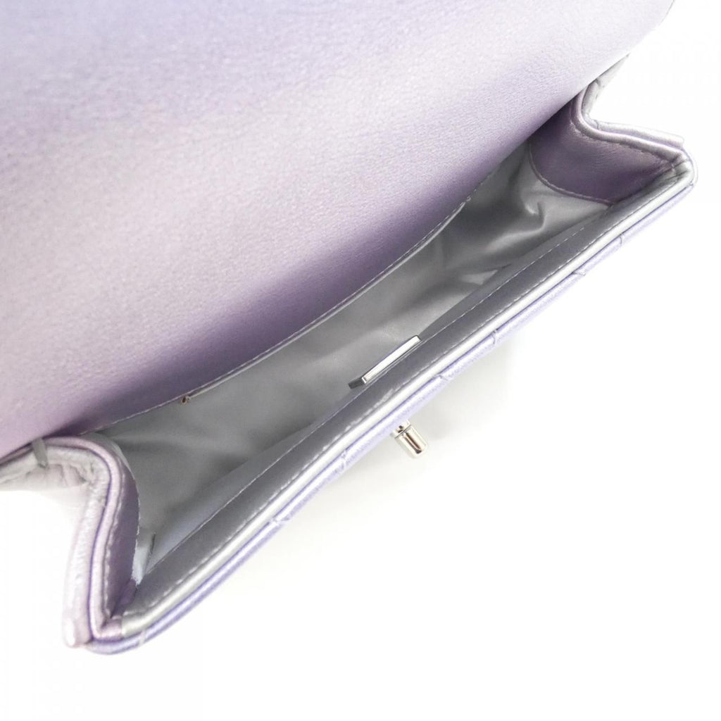 Chanel Bag Handbag Purple — view 9