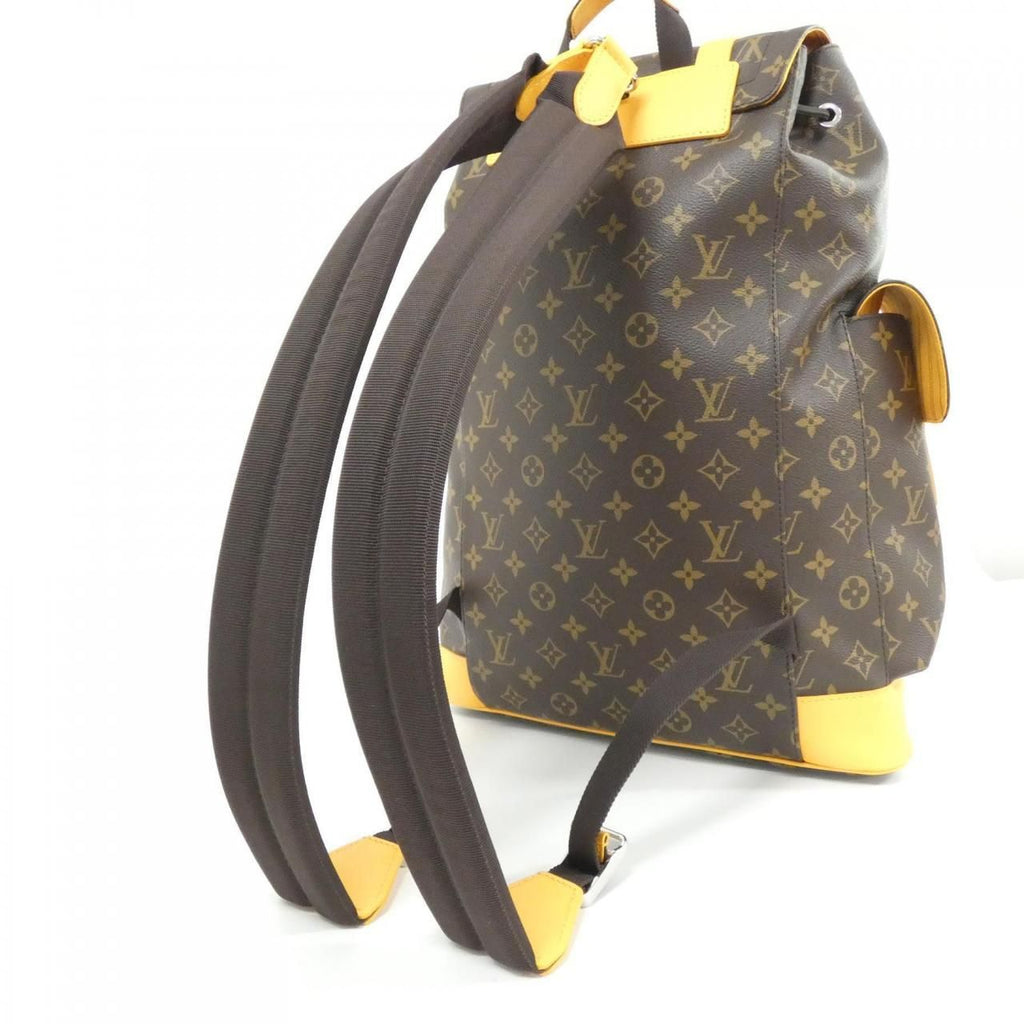 Louis Vuitton Monogram Macassar Christopher MM Backpack — view 8