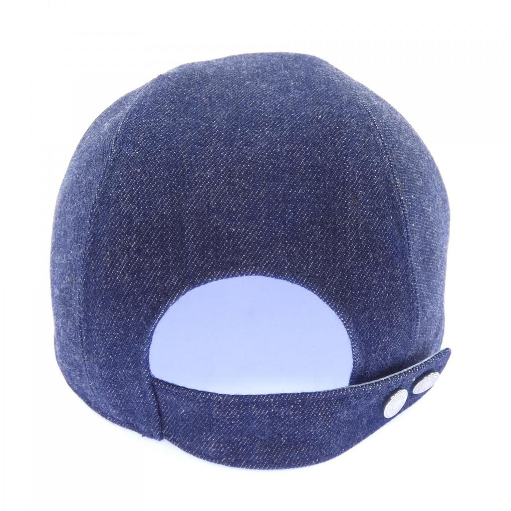 Hermes Cap Hat Navy — view 4