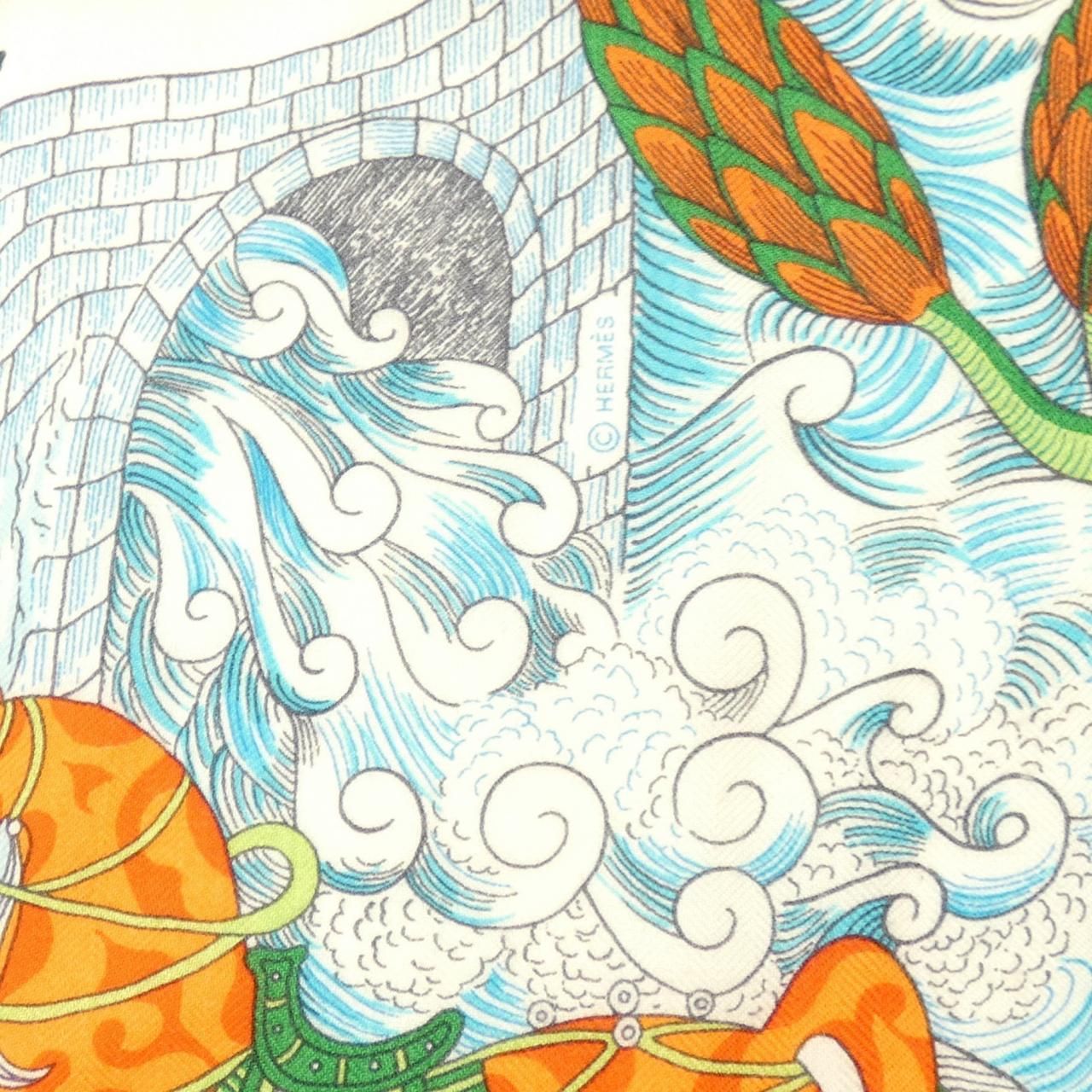 Hermes Cosmographia Universalis Carre Shawl Scarf — view 4