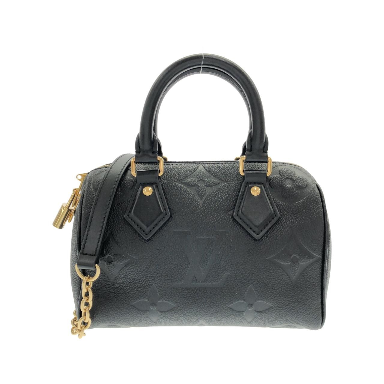 Louis Vuitton Monogram Empreinte Speedy Bandouliere 20 cm Boston