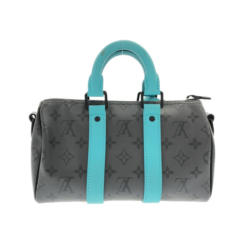 Louis Vuitton Monogram Eclipse Reverse Keepall Bandouliere Boston — view 2