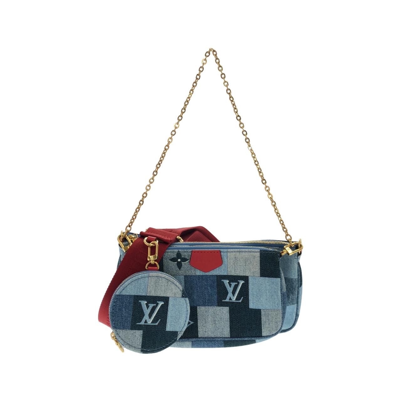 Louis Vuitton Denim Monogram Multi Pochette Shoulder