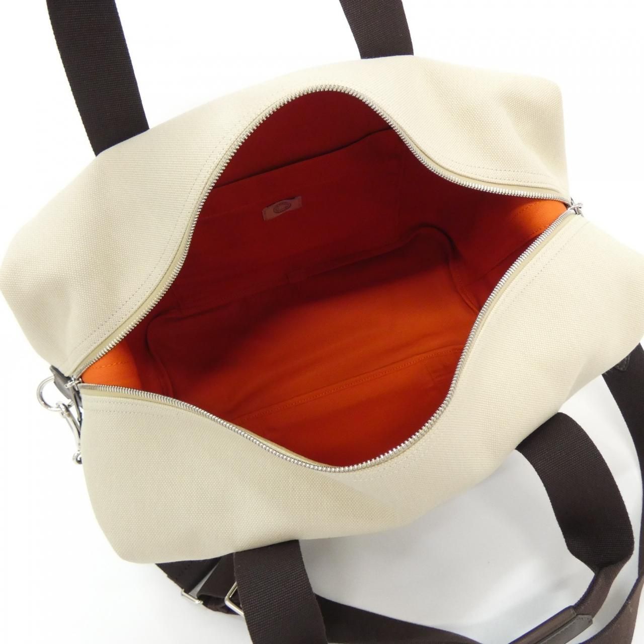 Hermes Gloom Bag Handbag Beige — view 8