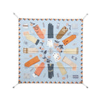 Hermes L'heure Des Gants Carre Scarf