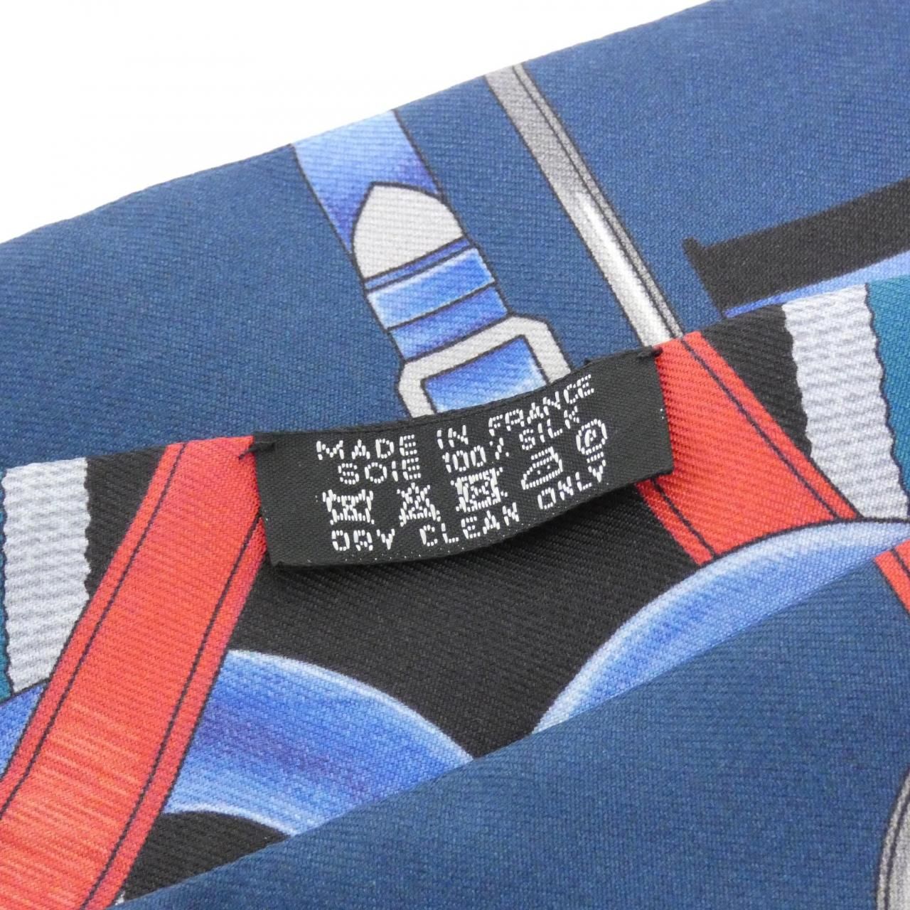 Hermes Twilly Scarf Blue — view 3