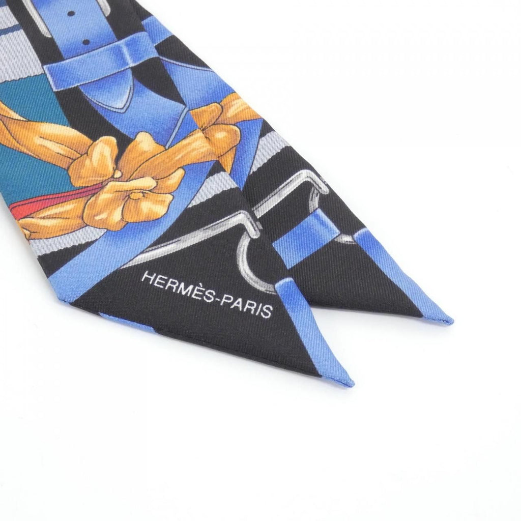 Hermes Twilly Scarf Blue — view 2