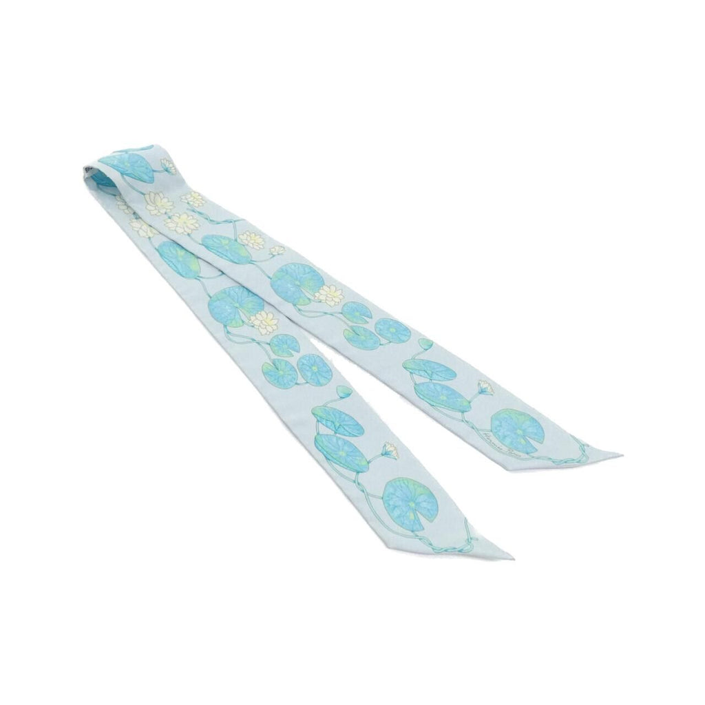 Hermes Twilly Scarf Blue