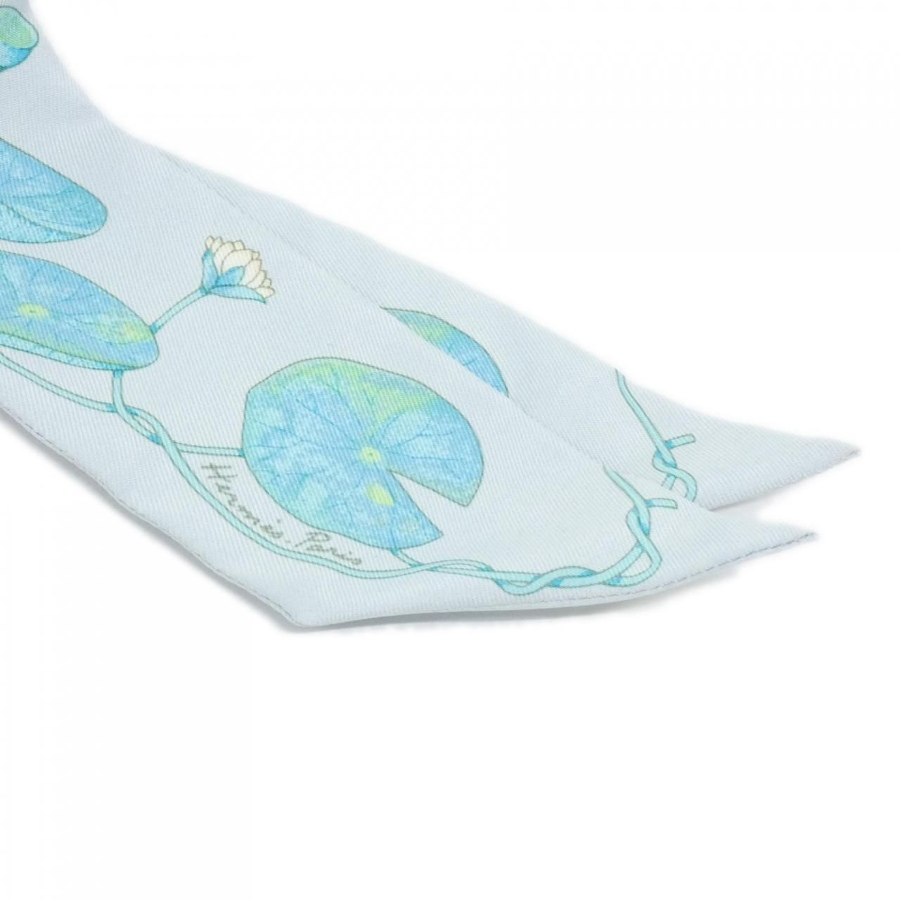 Hermes Twilly Scarf Blue — view 2