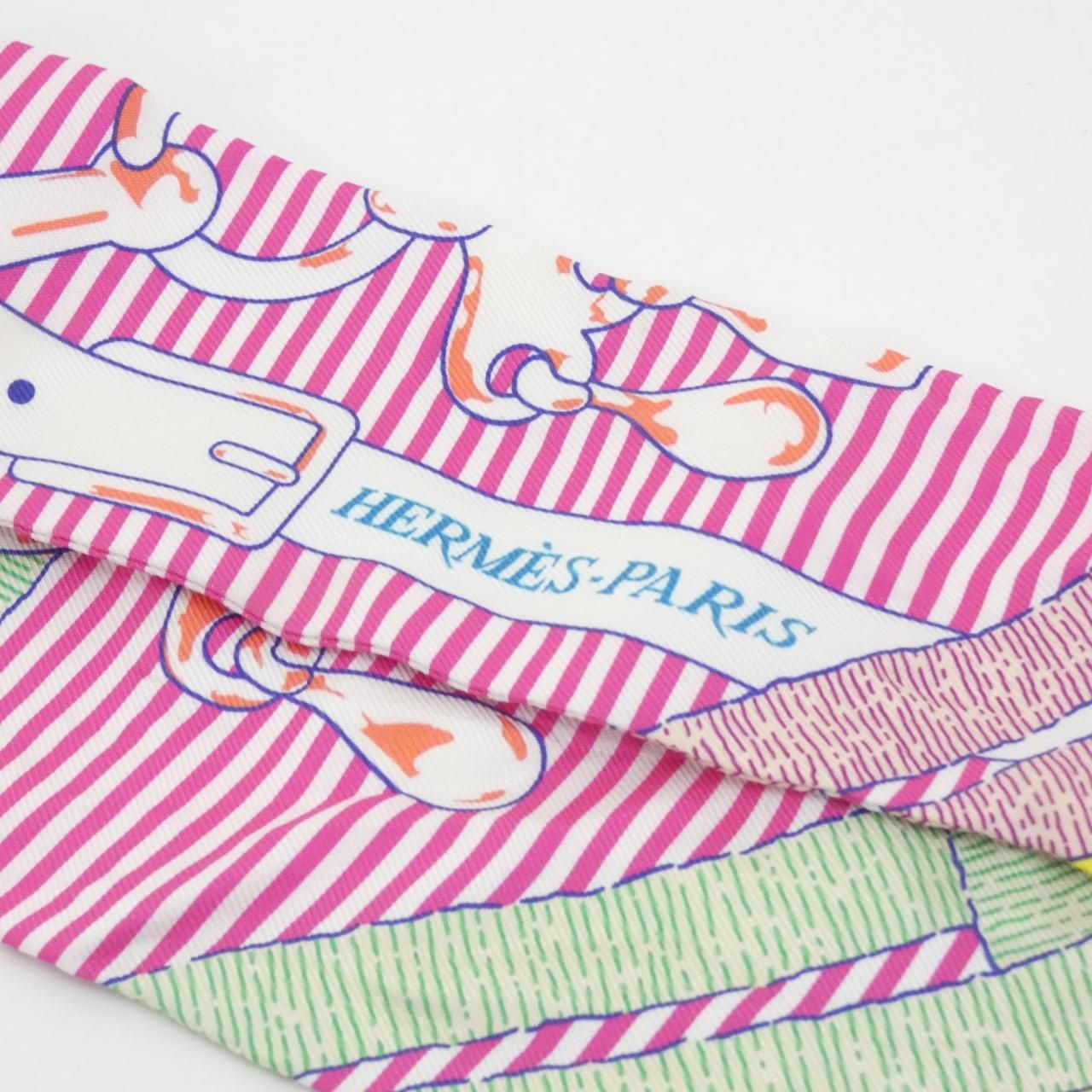 Hermes Mors a Jouets Chemise Twilly Scarf — view 3