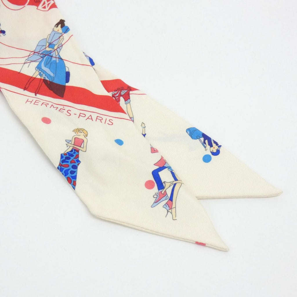 Hermes Ex Libris les Parisienne Twill Scarf — view 2