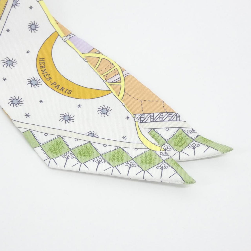Hermes Objets de Curiosite Twilly Scarf — view 2