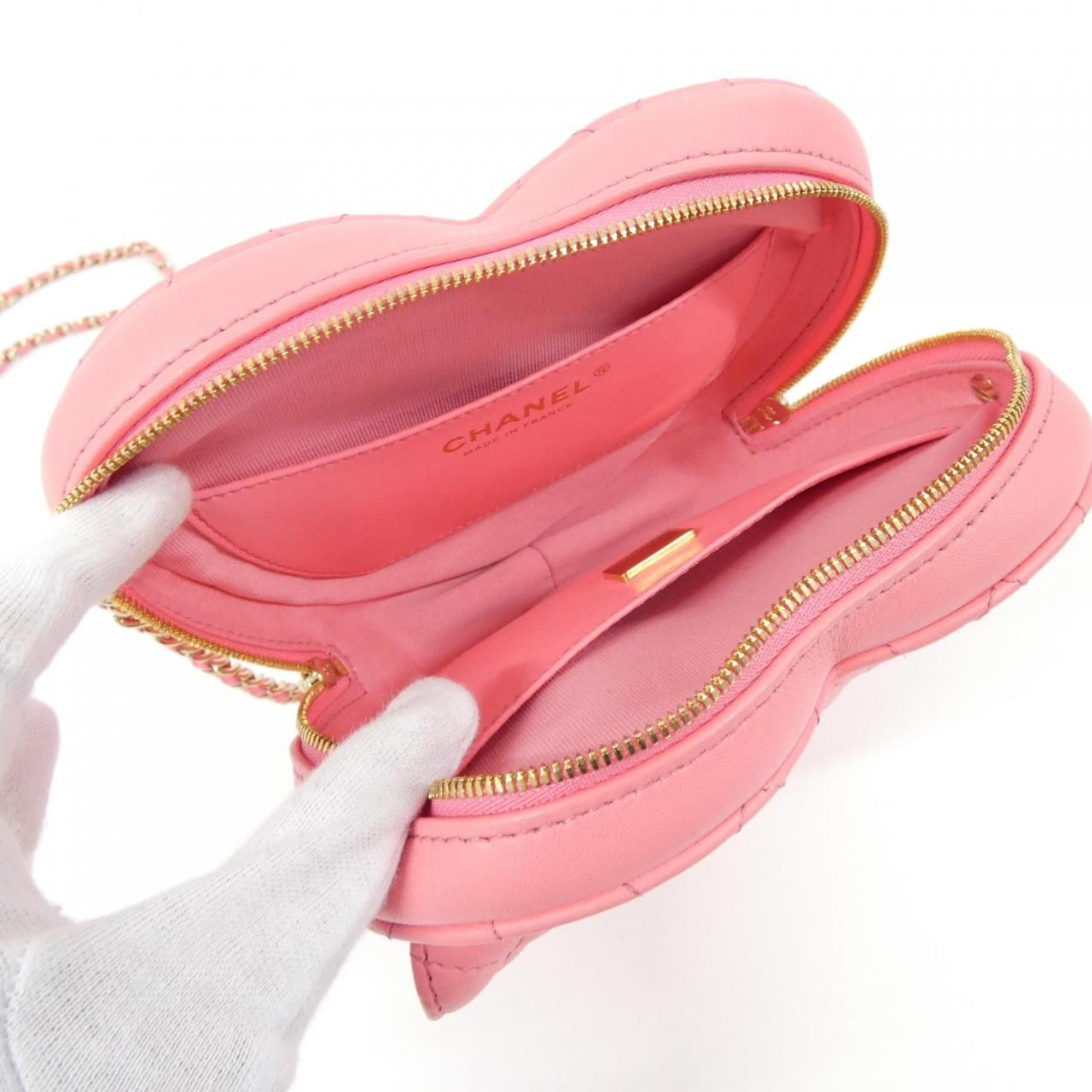 Chanel Shoulder Bag Pink — view 9