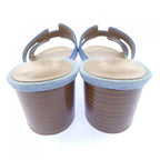 Hermes Oasis Sandals Blue — view 5