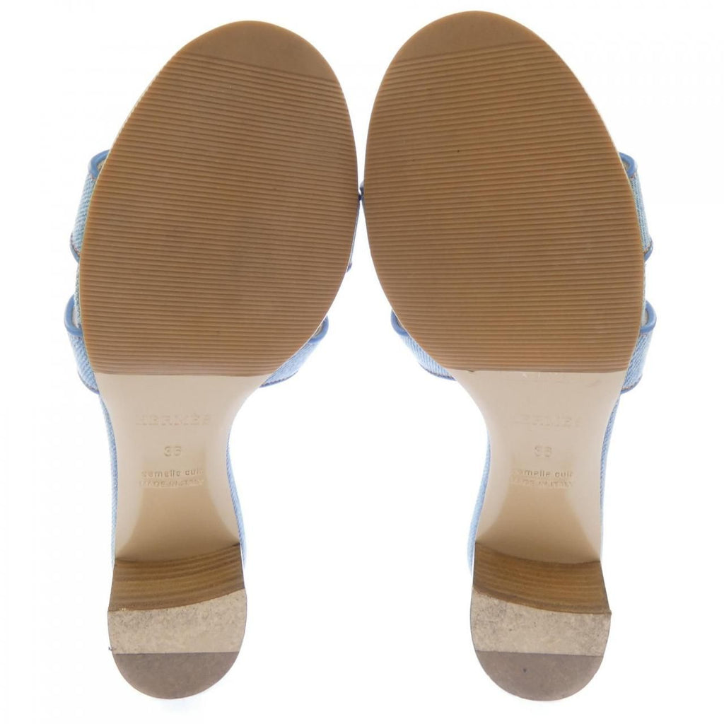 Hermes Oasis Sandals Blue — view 4