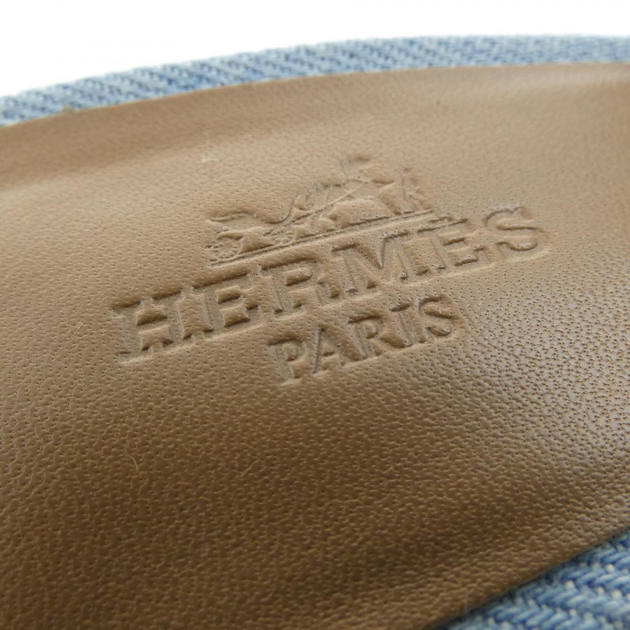 Hermes Oasis Sandals Blue — view 6