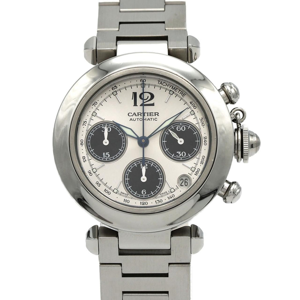 Cartier Pasha C Chronograph SS Automatic Winding Watch