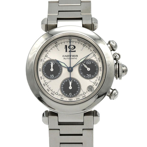 Cartier Pasha C Chronograph SS Automatic Winding Watch