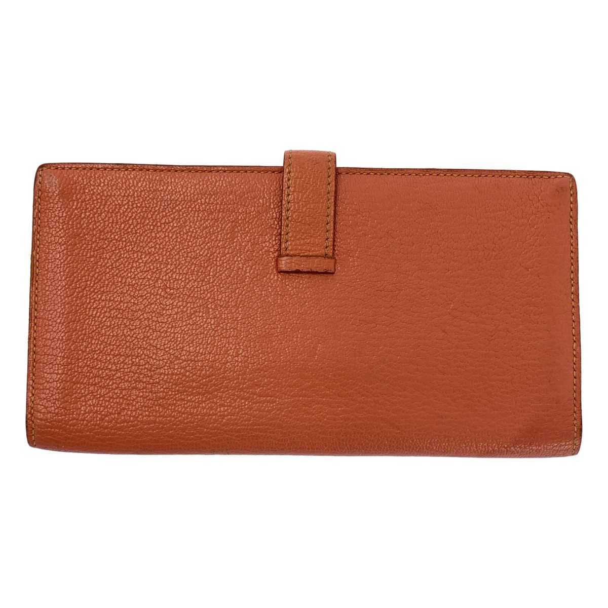 Hermes Bearn Souffle Leather Wallet Pink — view 2