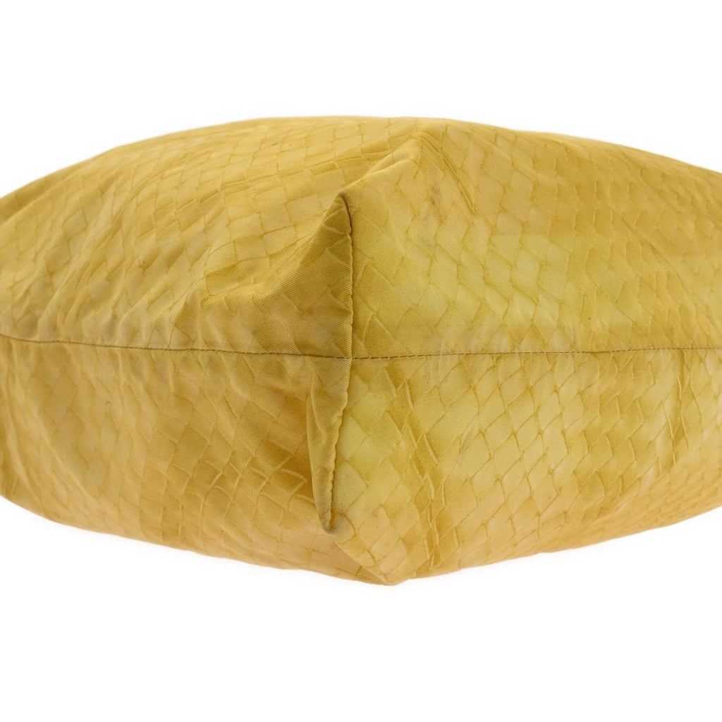 Bottega Veneta Intrecciato Print Tote Yellow — view 6