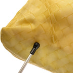 Bottega Veneta Intrecciato Print Tote Yellow — view 9