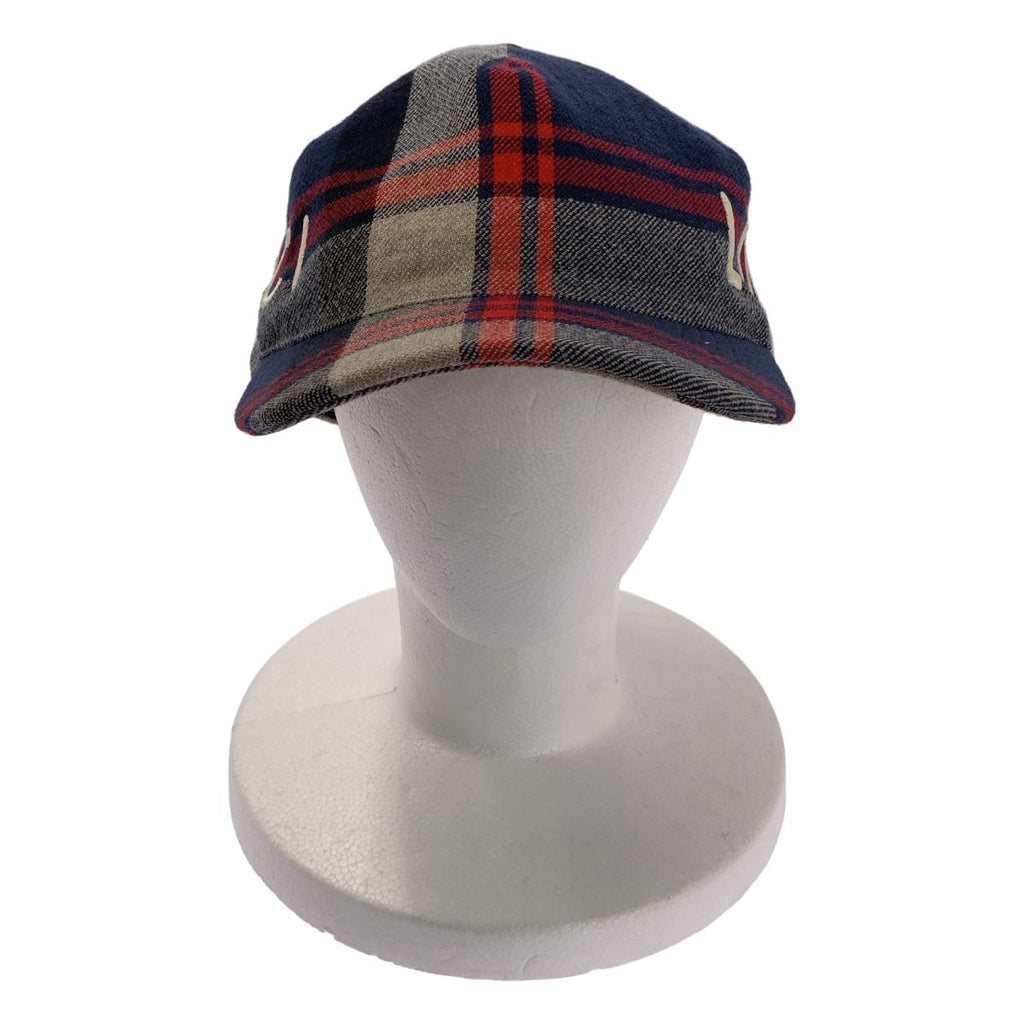 Gucci Check Embroidery Cap XL Navy — view 2