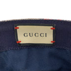 Gucci Check Embroidery Cap XL Navy — view 6