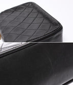 Chanel Chain Shoulder Bag Mini Quilted Gold Lambskin — view 9