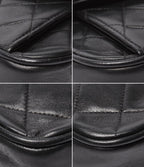 Chanel Chain Shoulder Bag Mini Quilted Gold Lambskin — view 5
