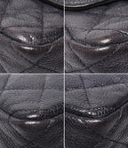 Chanel Chain Shoulder Bag Single Flap Mini Quilted Caviar Leather — view 5