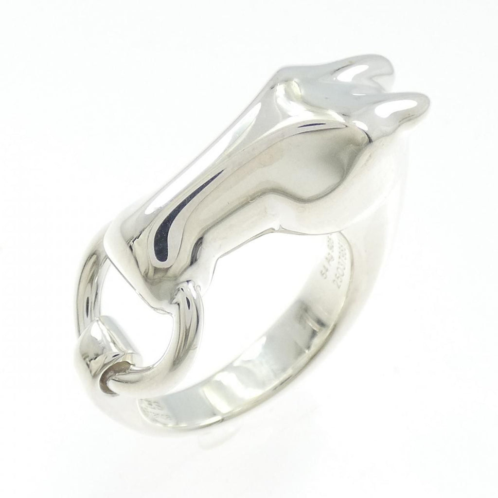 Hermes Gallop Ring Silver