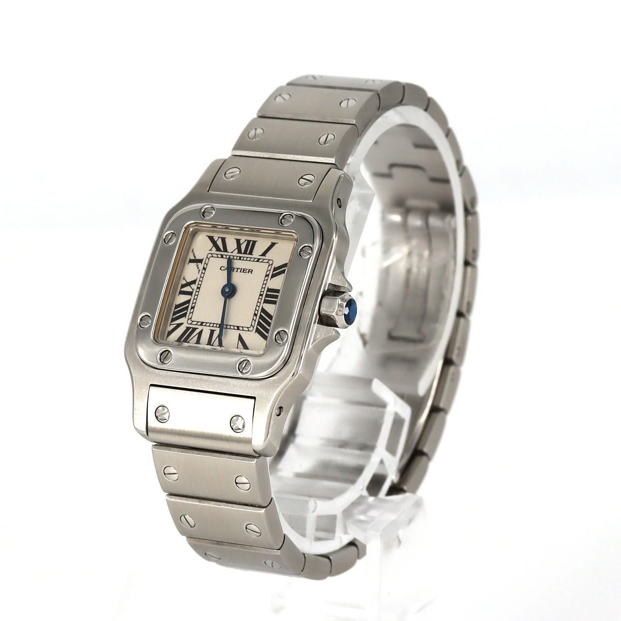 Cartier Santos Galbe SM SS Quartz Watch — view 2